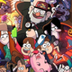 Los personajes de Gravity Falls.